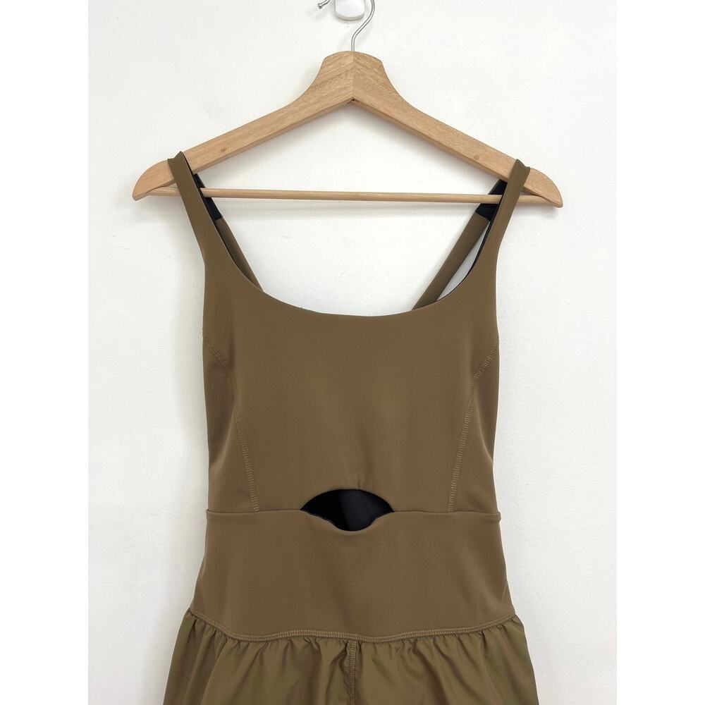 FP Movement Righteous Runsie Running Workout Cut Out Romper Tea Leaves - Large - Picture 5 of 16
